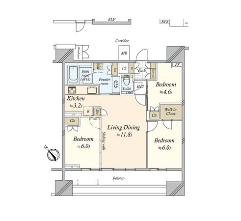 ドレッセ都立大学 間取図 ドレッセ都立大学 間取図