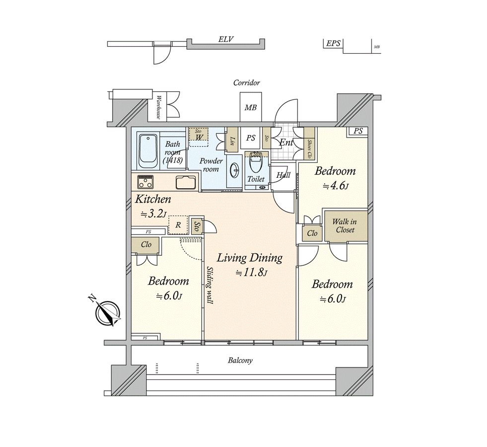 ドレッセ都立大学 間取図 ドレッセ都立大学 間取図