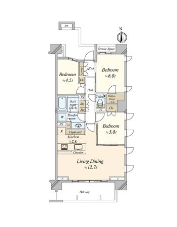 パークホームズ西馬込クリアコート 間取図 パークホームズ西馬込クリアコート 間取図