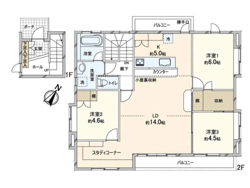 田園調布4丁目戸建 間取図 田園調布4丁目戸建 間取図