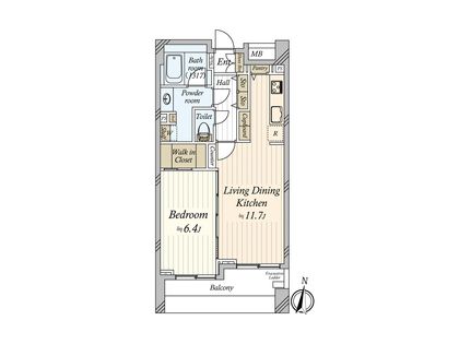 クオリア広尾 間取図 クオリア広尾 間取図