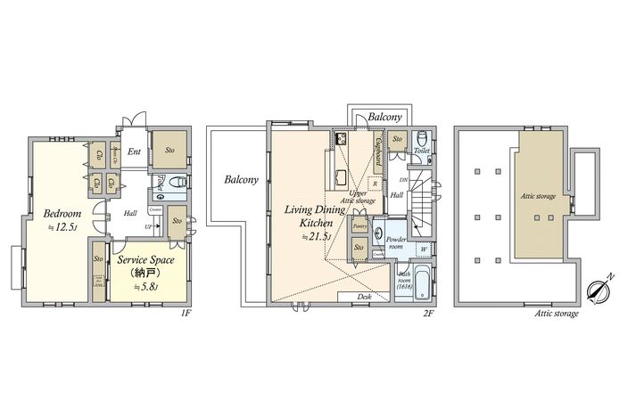 東玉川2丁目戸建 間取図 東玉川2丁目戸建 間取図
