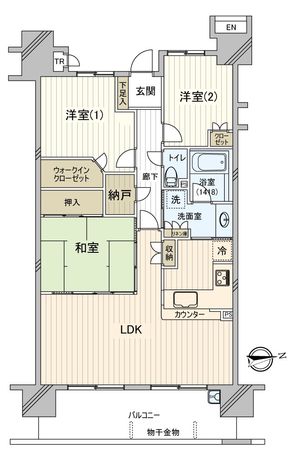 ワンダーベイシティSAZANガーデンイースト 間取図(平面図) ワンダーベイシティSAZANガーデンイースト 間取図(平面図)
