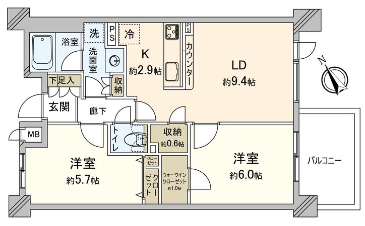 ベルヴュコート津田沼 間取図(平面図) ベルヴュコート津田沼 間取図(平面図)