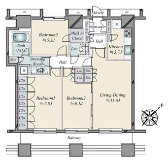 間取図(平面図) 間取図(平面図)