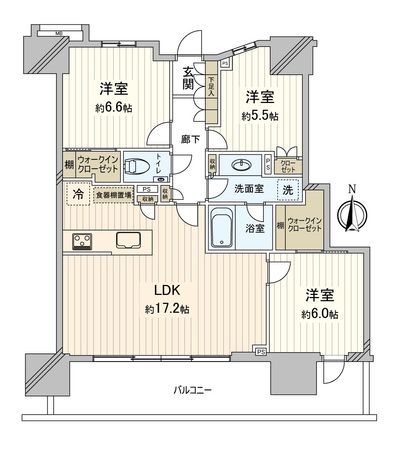 間取図(平面図) 間取図(平面図)