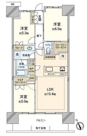 パークホームズLaLa南船橋ステーションプレミア 間取図(平面図) パークホームズLaLa南船橋ステーションプレミア 間取図(平面図)