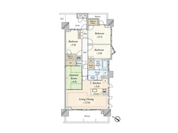 ラグナヒルズ レジデンスエア 間取図 ラグナヒルズ レジデンスエア 間取図