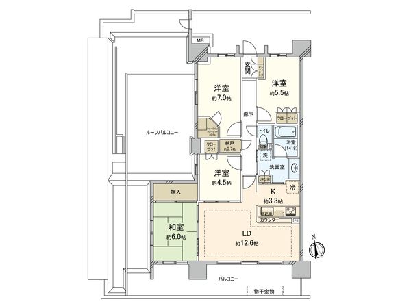 ザ・パークハウス川口 間取図 ザ・パークハウス川口 間取図