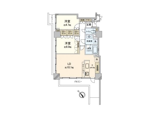 川口パークタワー 間取図面 川口パークタワー 間取図面