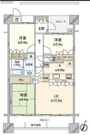 ディーグランセ浦和高砂 間取図 ディーグランセ浦和高砂 間取図