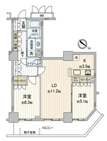 ライブタワー武蔵浦和 間取図 ライブタワー武蔵浦和 間取図