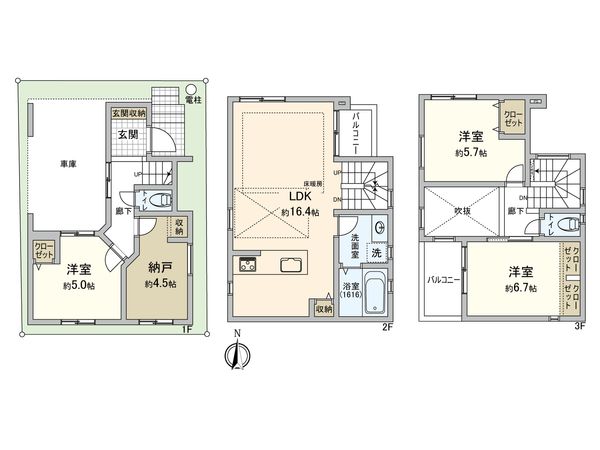 北浦和二丁目戸建 間取図面 北浦和二丁目戸建 間取図面
