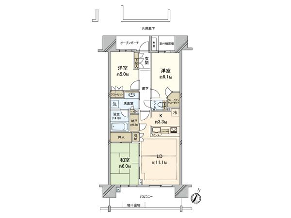 プラウド浦和東仲町 間取図 プラウド浦和東仲町 間取図