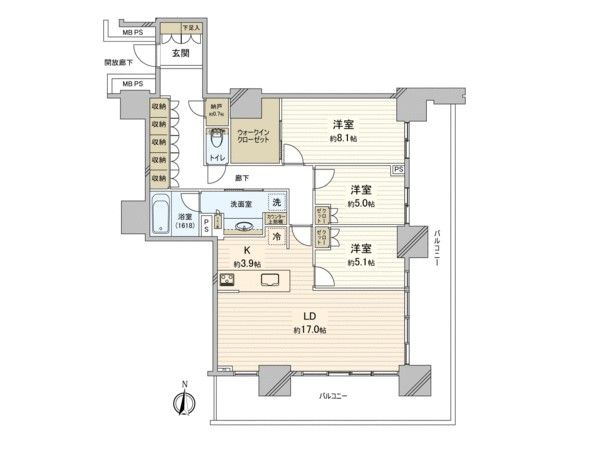グランドミッドタワーズ大宮スカイタワー 間取図 グランドミッドタワーズ大宮スカイタワー 間取図