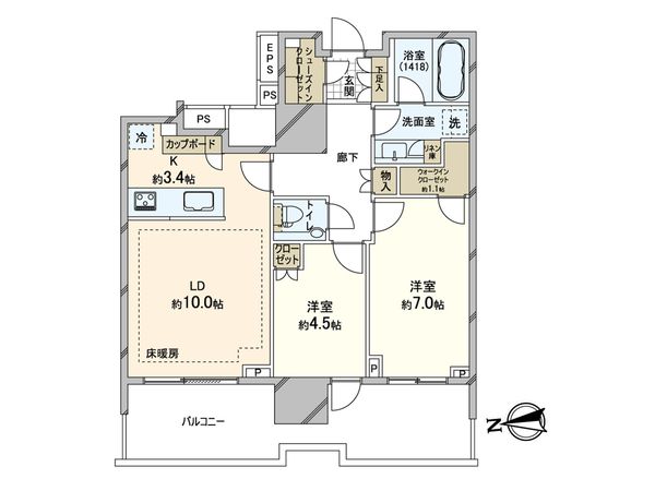 HARUMI FLAG SUN VILLAGE T棟 間取図 HARUMI FLAG SUN VILLAGE T棟 間取図