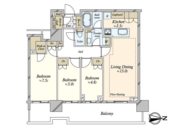 間取図(平面図) 間取図(平面図)