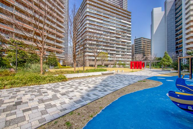 HARUMI FLAG SUN VILLAGE F棟 庭 HARUMI FLAG SUN VILLAGE F棟 庭