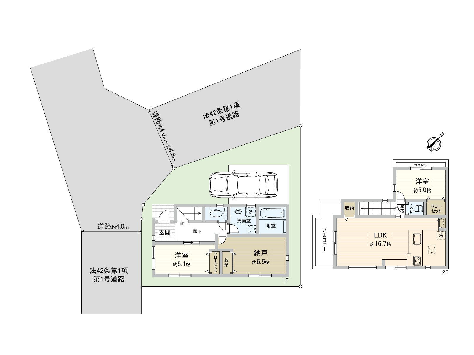 [floor plan] It is storing-rich 2SLDK.