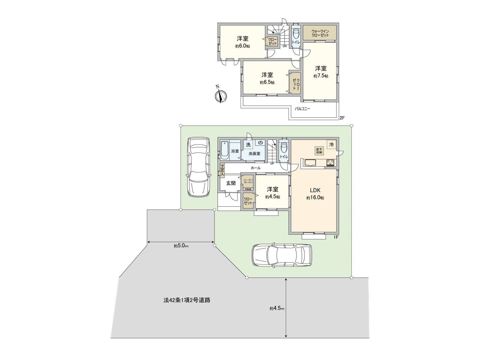 [房型图]各居室收缴付，WIC、SIC等的收纳丰富的设计