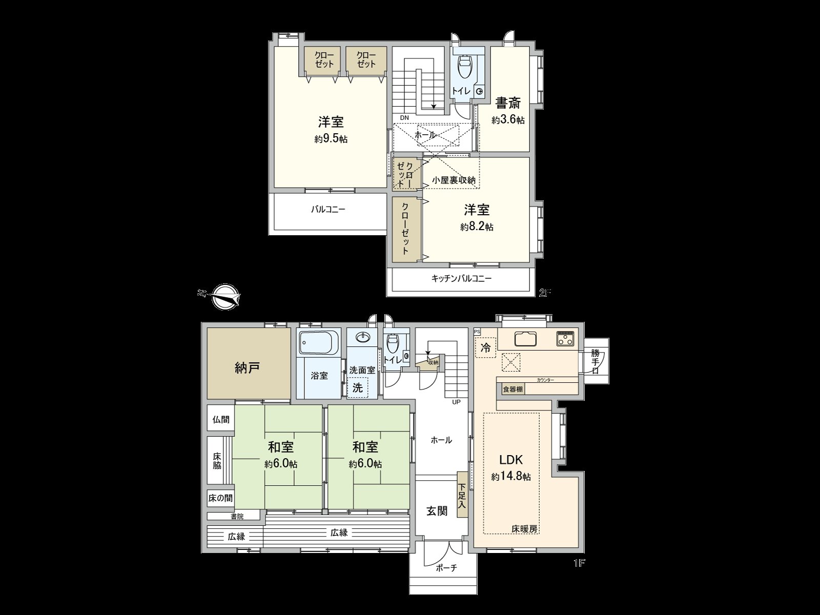建築面積139.78平方公尺的4SLDK