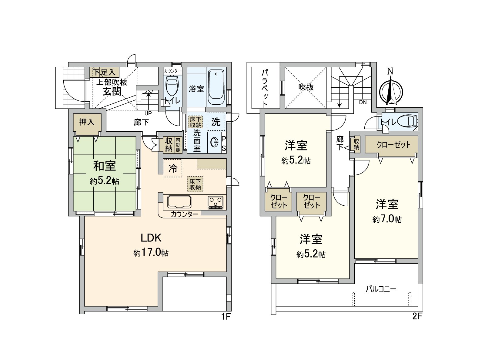 建築面積99.06平方公尺土地面積156.96平方公尺的新建透天房。