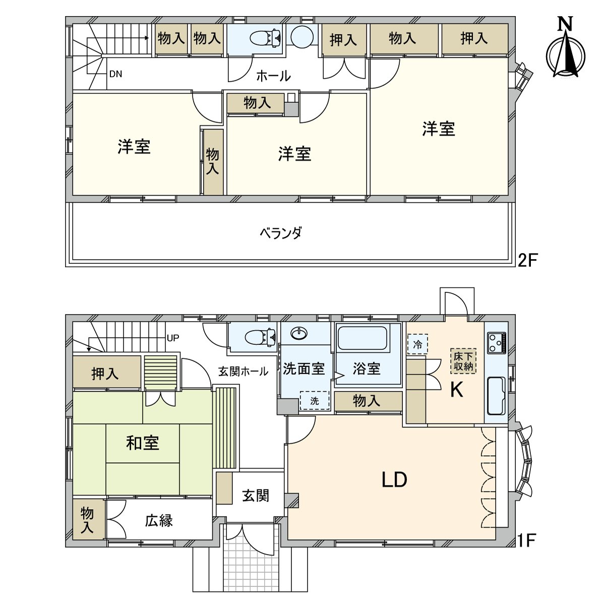 宽敞的阳台是特徴的房型
