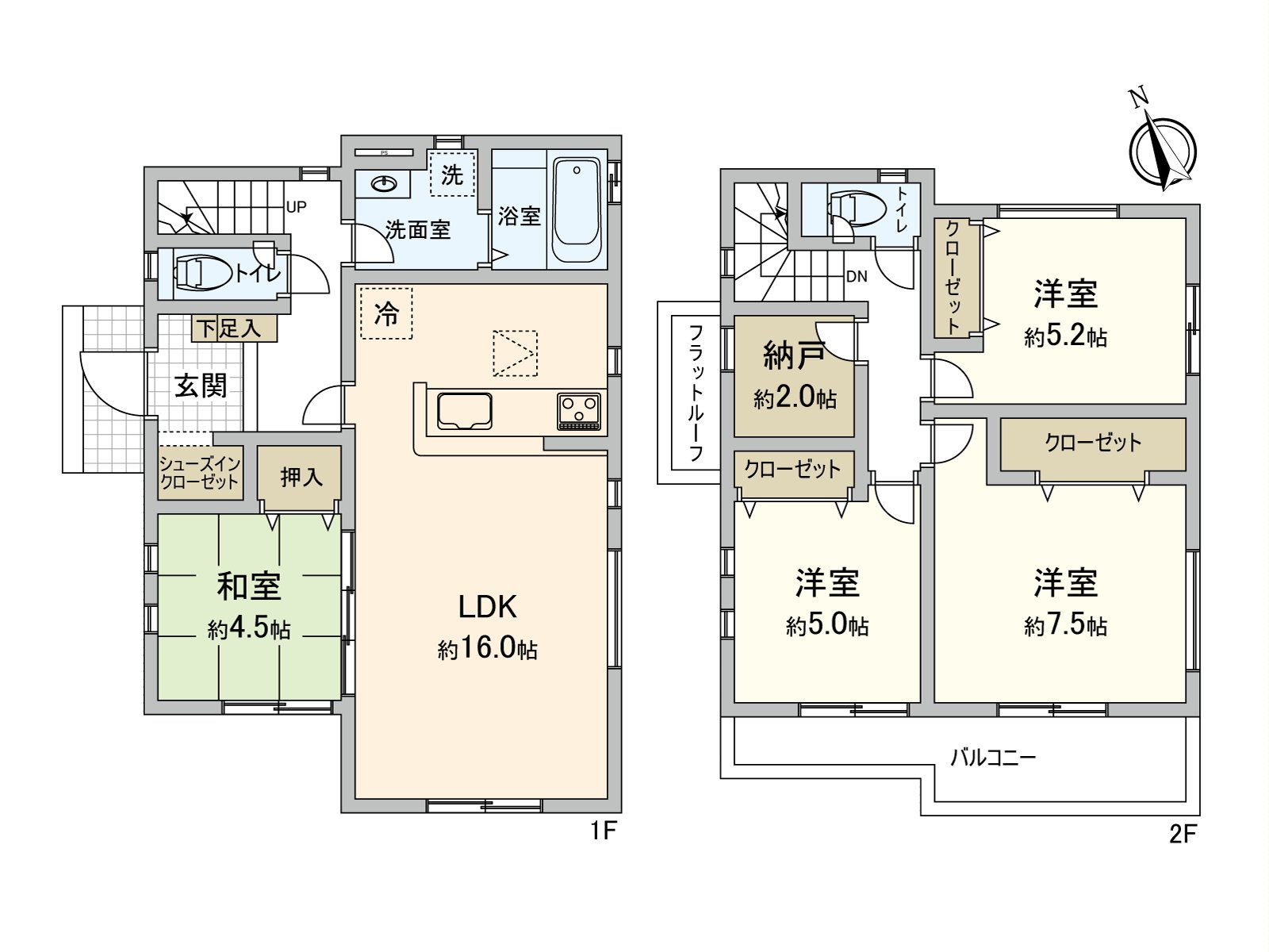 [Floor plan] 4LDK.
