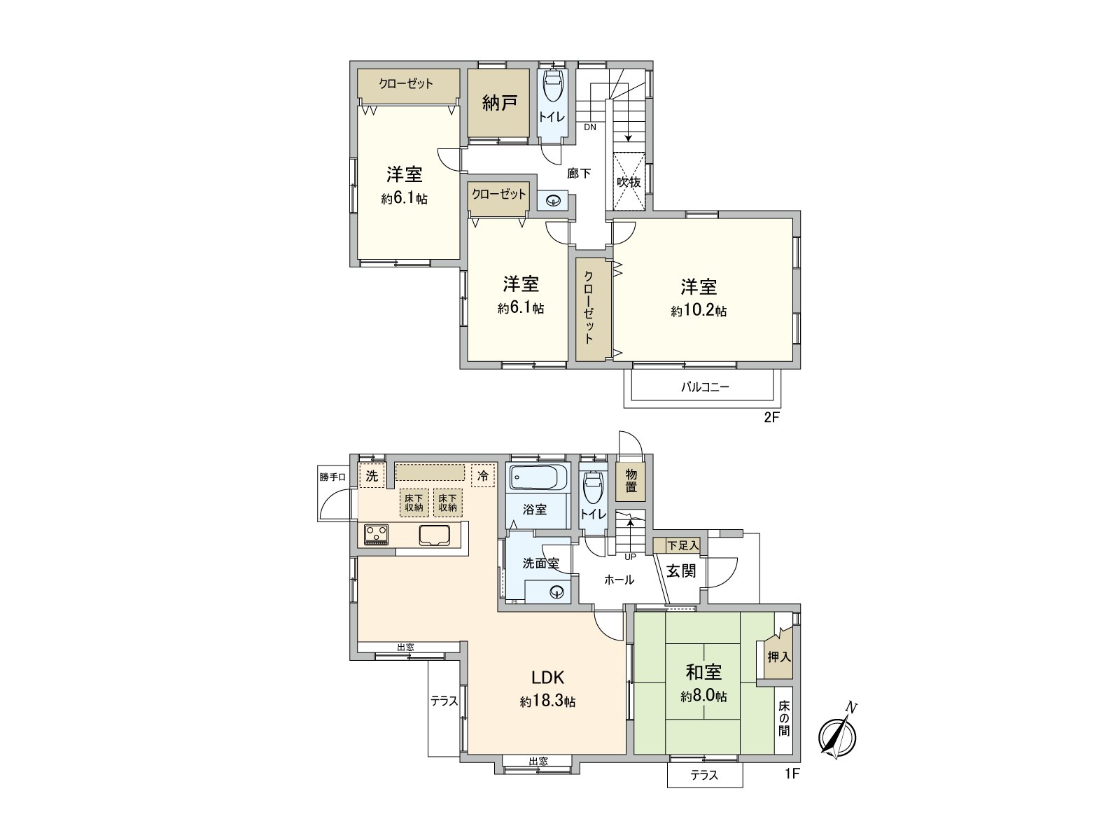 三井房地產分塊出售的土地的4LDK
