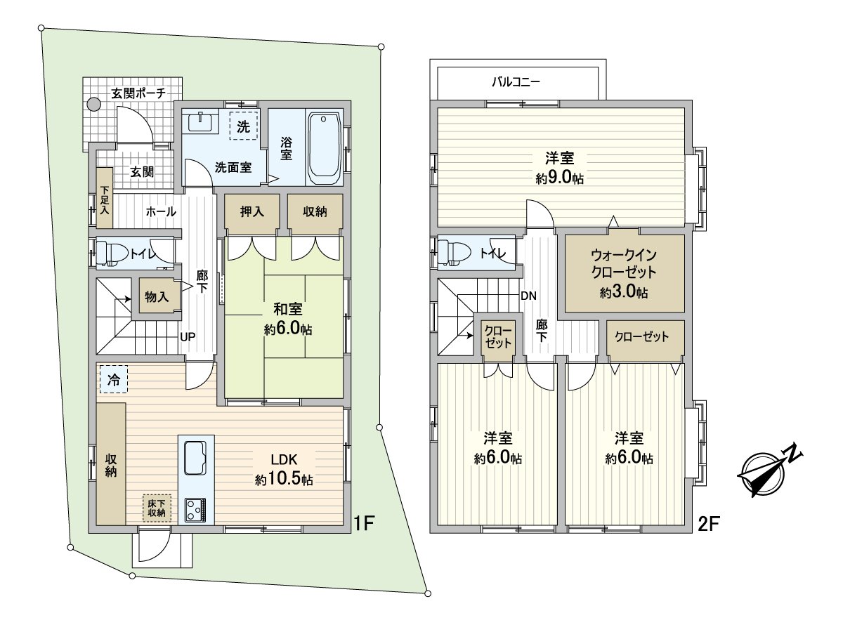 4LDK+ walk-in closet