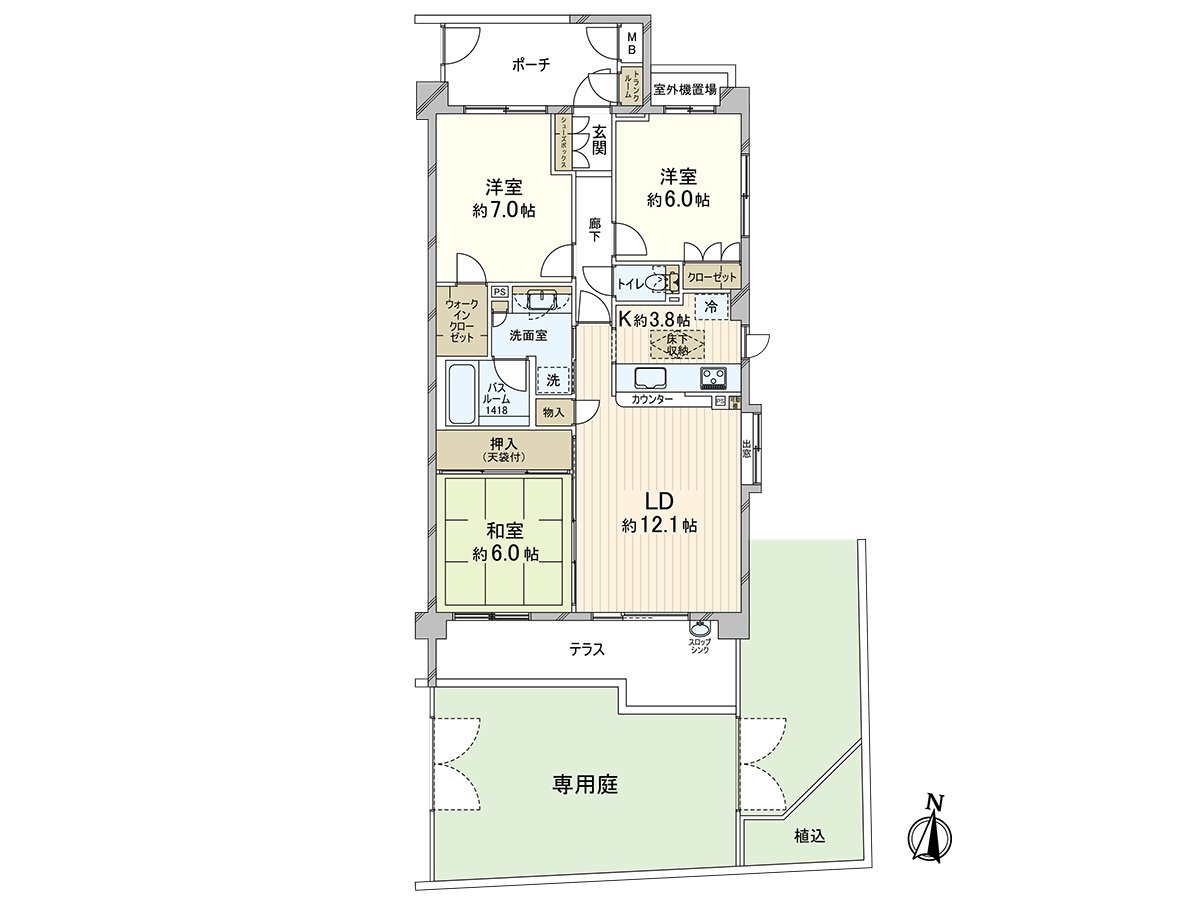 [平面圖]
