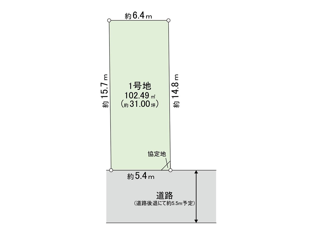 ◆土地面積102.49平方公尺(約31.00坪)