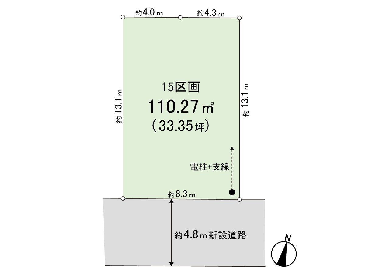 用地面积110.27平米(约33.35坪)