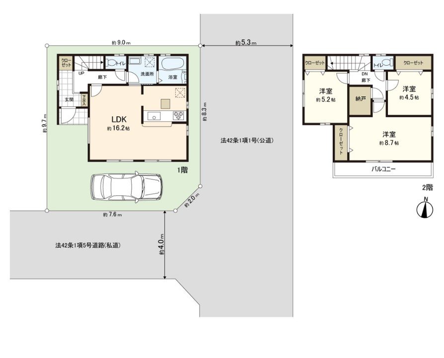 It is Plan of 3SLDK.