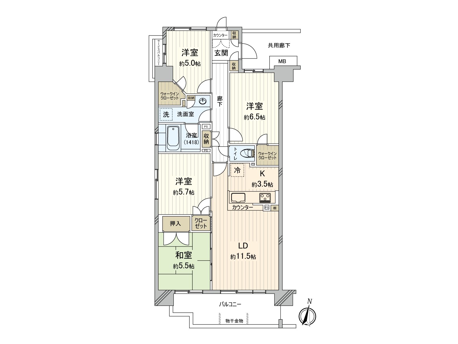 South X West Orientation Corner Unit having good ･ view per positive.
