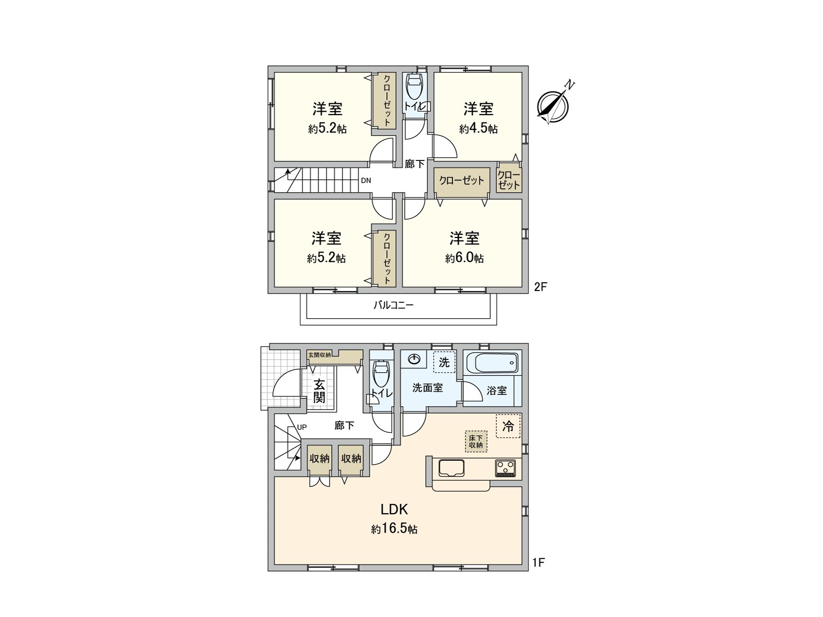 在全居室有收納，是好用的房型。