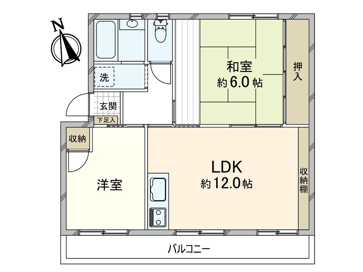全居室有收纳，好像能有效活用住空間。