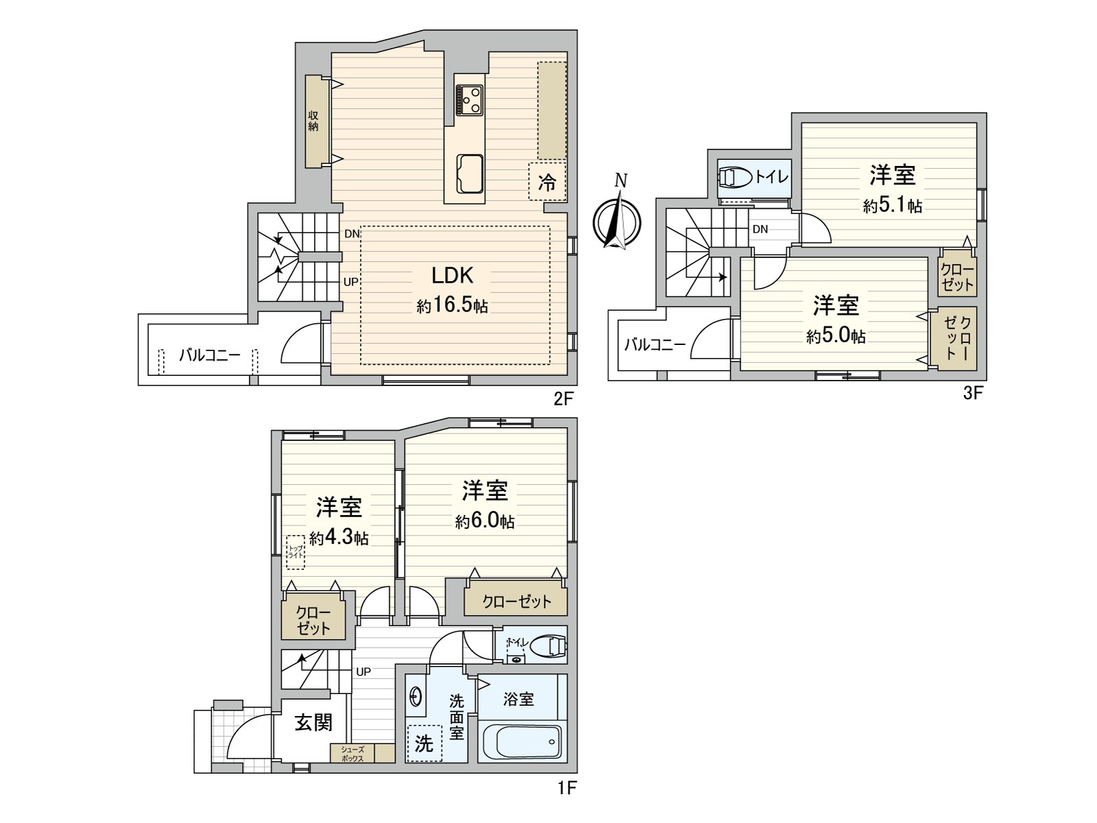 4LDK建築面積94.21平方公尺(約28.49坪)