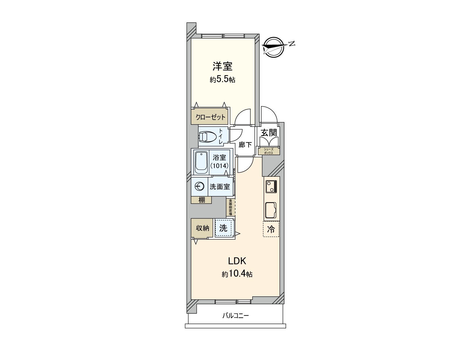 1LDK、2025年8月下旬翻新完成