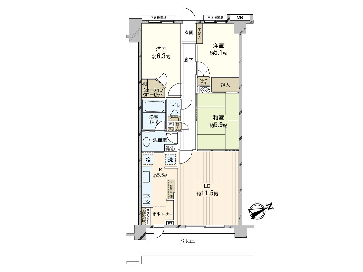 [Floor plan]