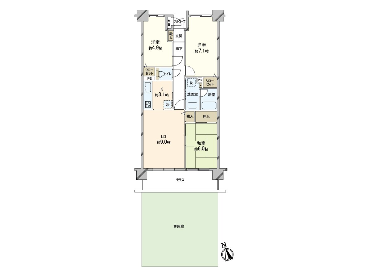 [Floor plan]