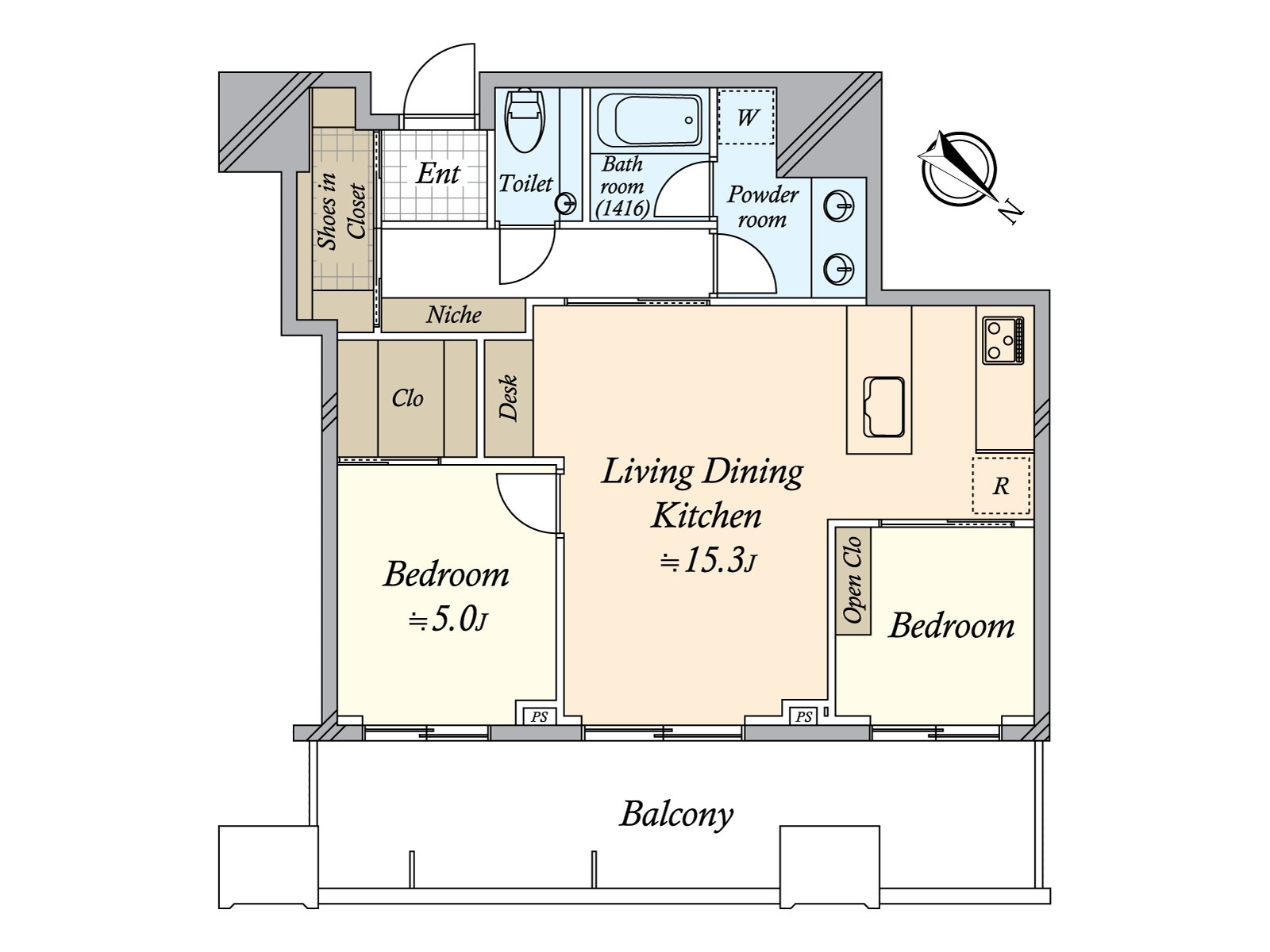 随所に収納設備が備わっており、居住空間を広く確保することができます。ペット飼育可能(細則有)。ウェルネススタジオやスカイラウンジなど共用施設が充実しています。