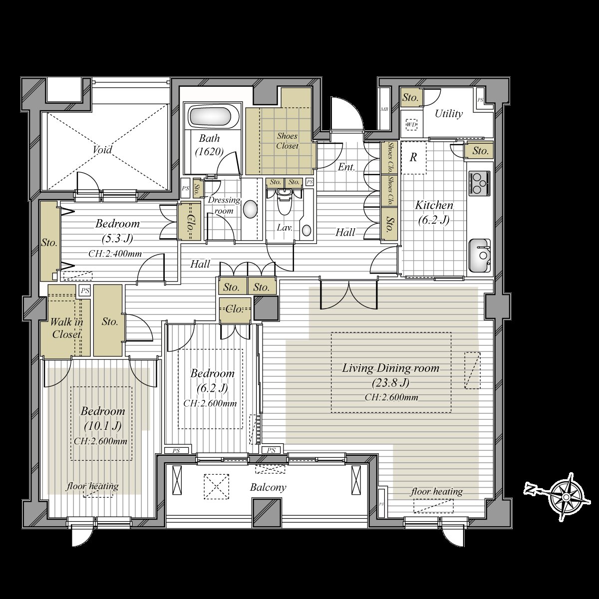 [Floor plan]