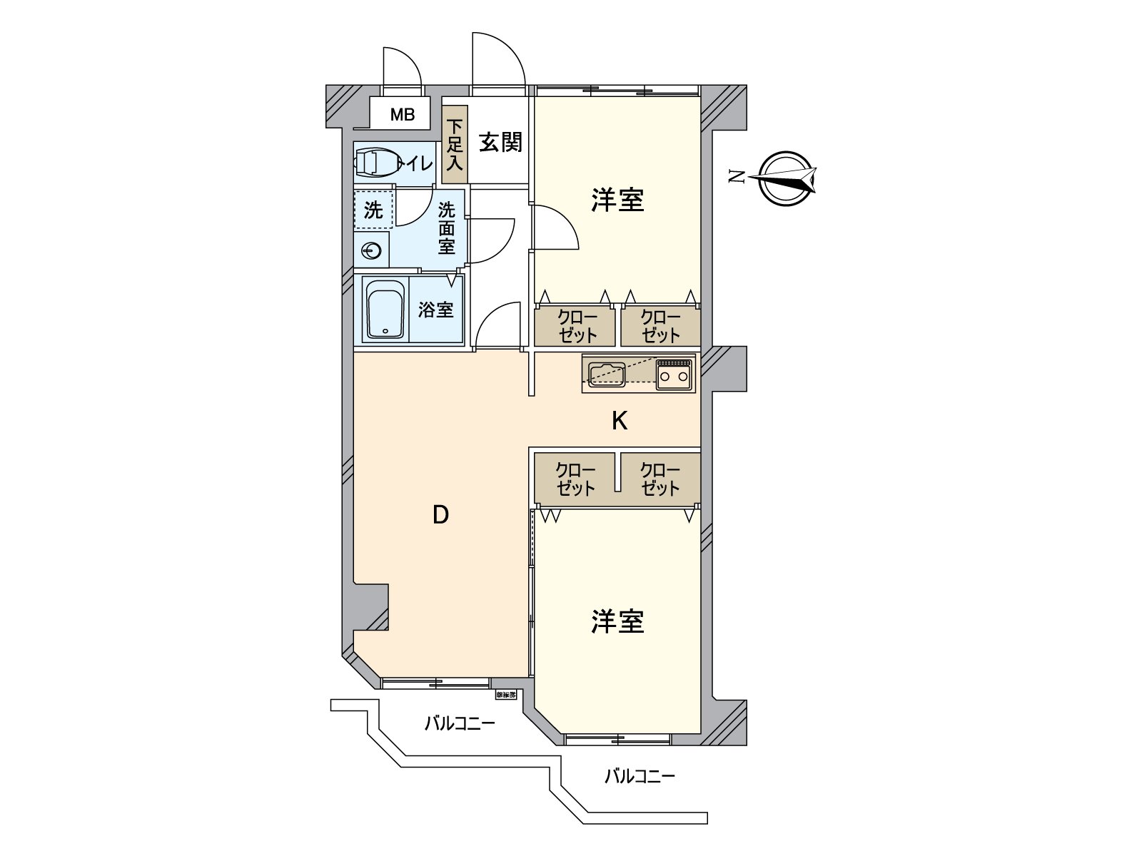 [戶型平面圖]私人使用面積55.98平方公尺