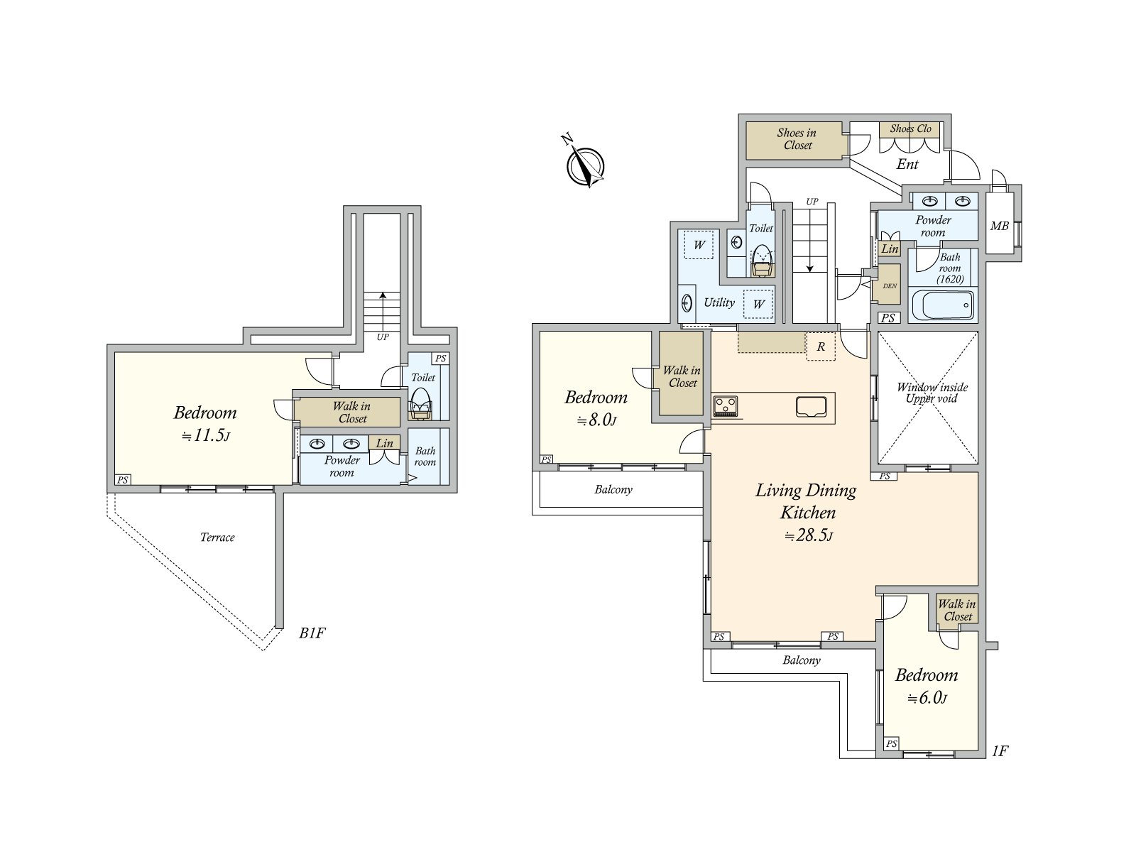 I arrive during (3LDK) interior reform, and Plan becomes 3LDK or 4LDK.