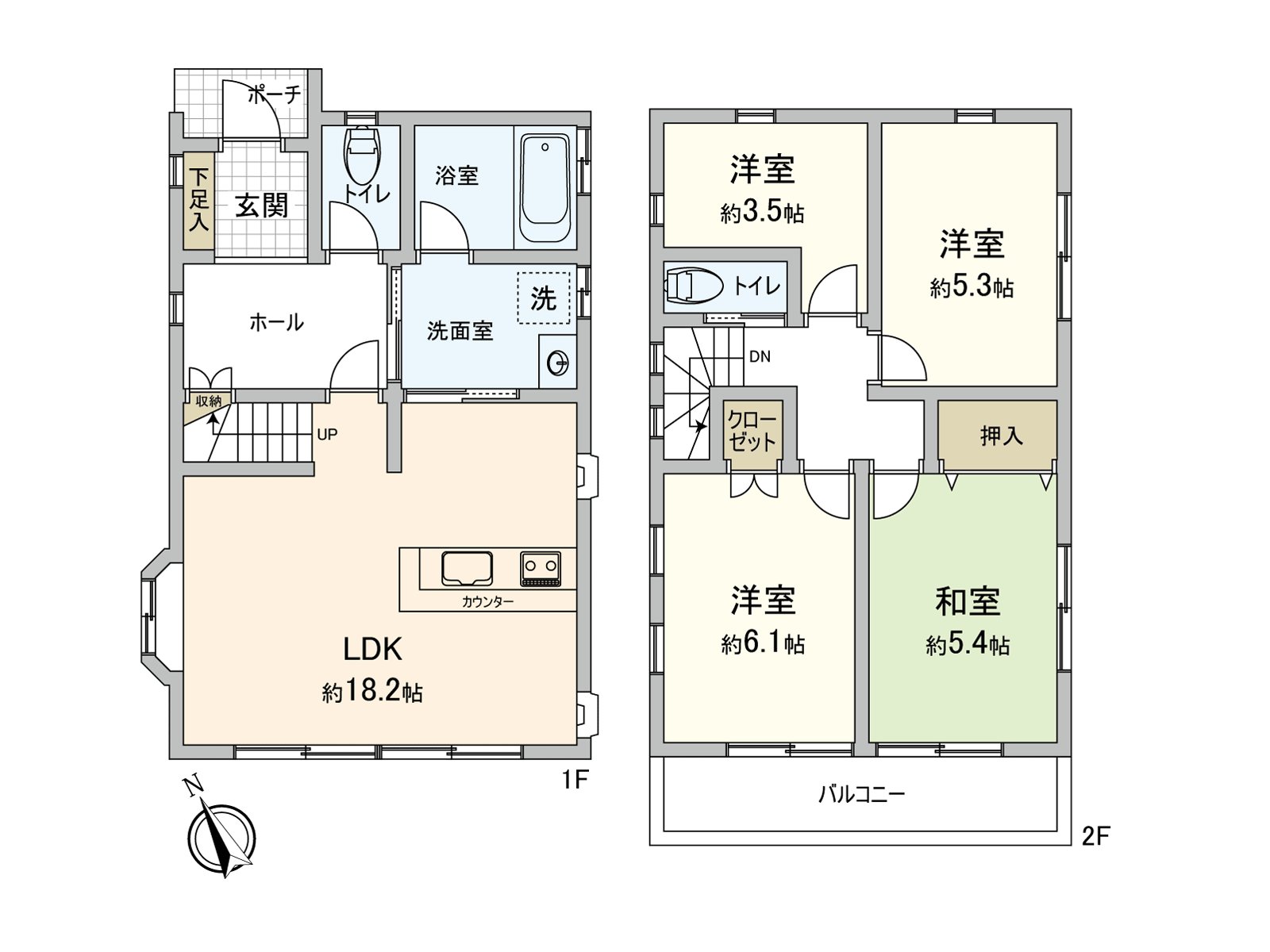* It is an electric-power-controlled house of with sunlight panel. 0 extensive LDK 18.2 quires