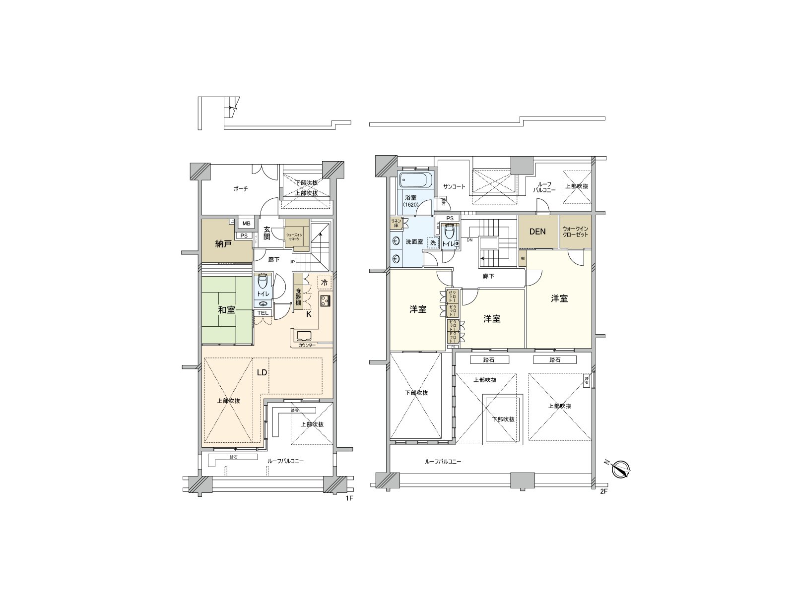 Room of Maisonette Type 4SLDK