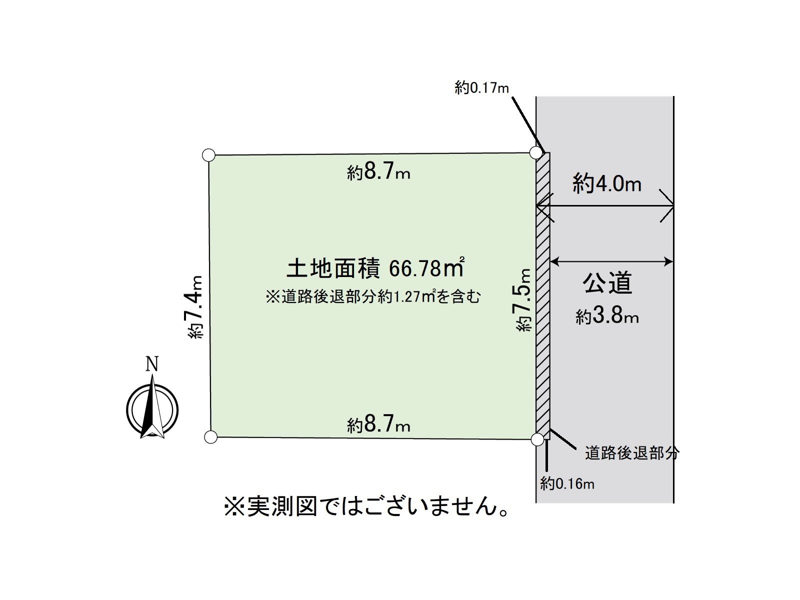 ※在實測圖，沒有