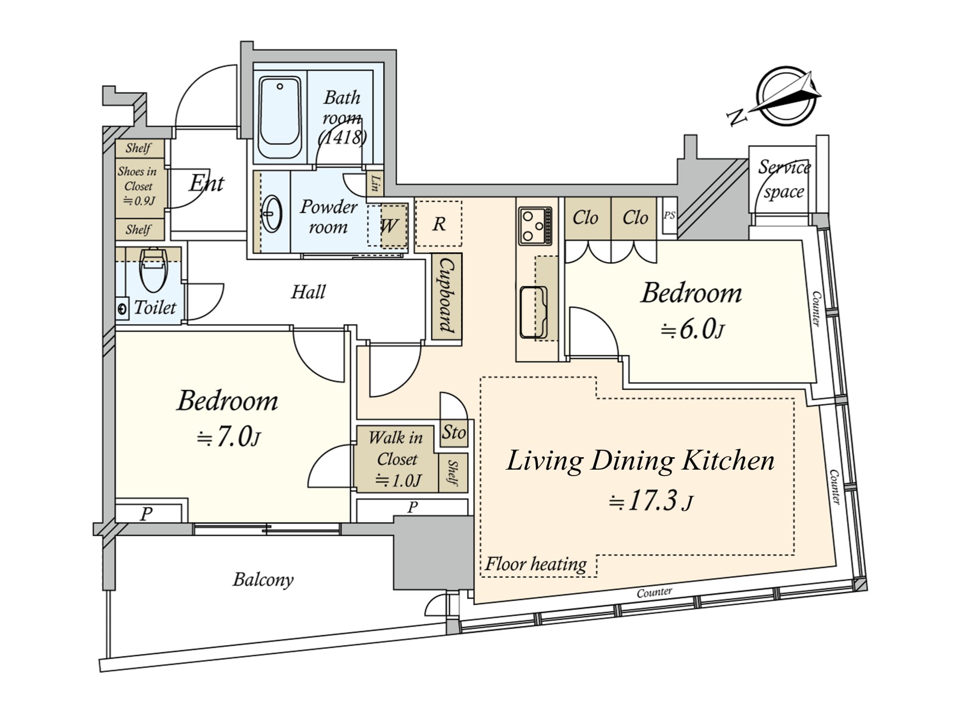 Floor plan (ground plan)