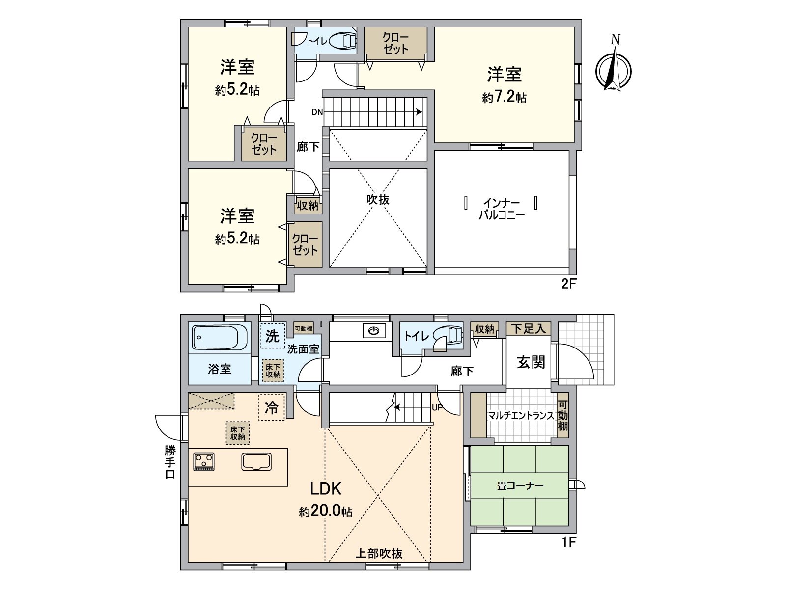 約20張塌塌米LDK